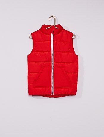 doudoune rouge garçon