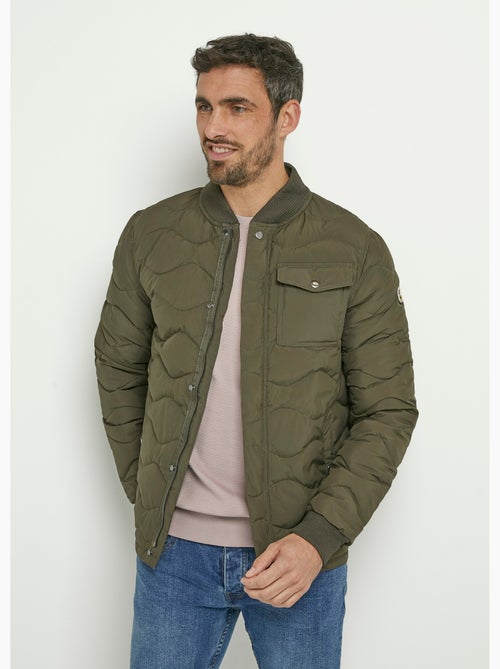 Doudoune matelassée surpiqûres fantaisie - AFIBEL - Kiabi