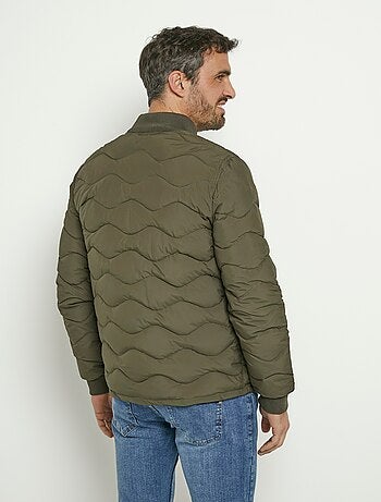 Doudoune matelassée surpiqûres fantaisie