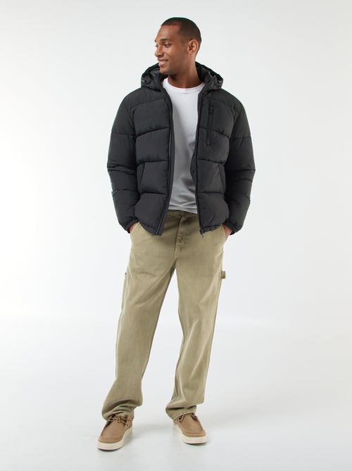 Doudoune matelassée unie - Kiabi