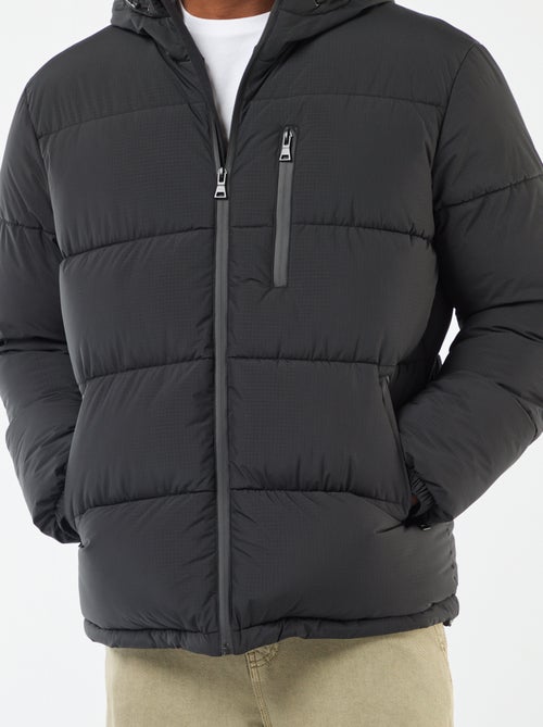 Doudoune matelassée unie - Kiabi