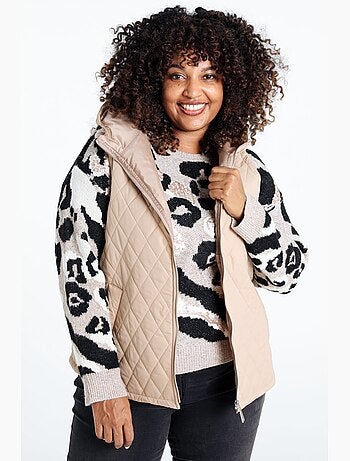 Doudoune matelassée unie sans manches PAPRIKA