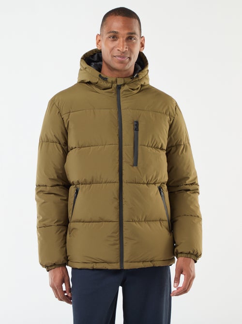 Doudoune matelassée unie - Kiabi