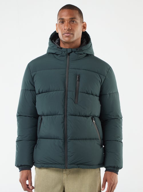 Doudoune matelassée unie - Kiabi