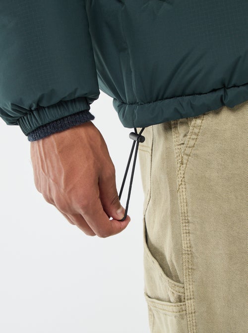 Doudoune matelassée unie - Kiabi