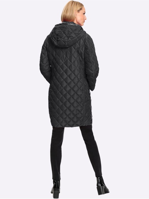 Doudoune Mélange De Matières Tendance - Taille Standard - Helline - Kiabi Doudoune Mélange De Matières Tendance - Taille Standard - Helline - Kiabi