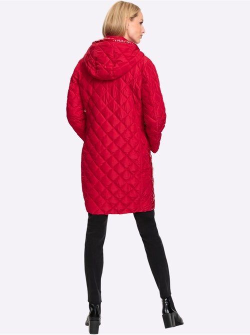 Doudoune Mélange De Matières Tendance - Taille Standard - Helline - Kiabi Doudoune Mélange De Matières Tendance - Taille Standard - Helline - Kiabi
