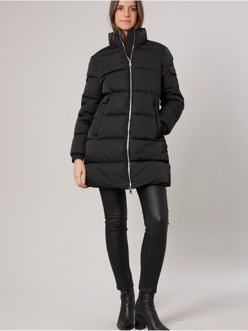 Doudoune mi-cuisse regular femme col montant 'deeluxe' - Kiabi Doudoune mi-cuisse regular femme col montant 'deeluxe' - Kiabi