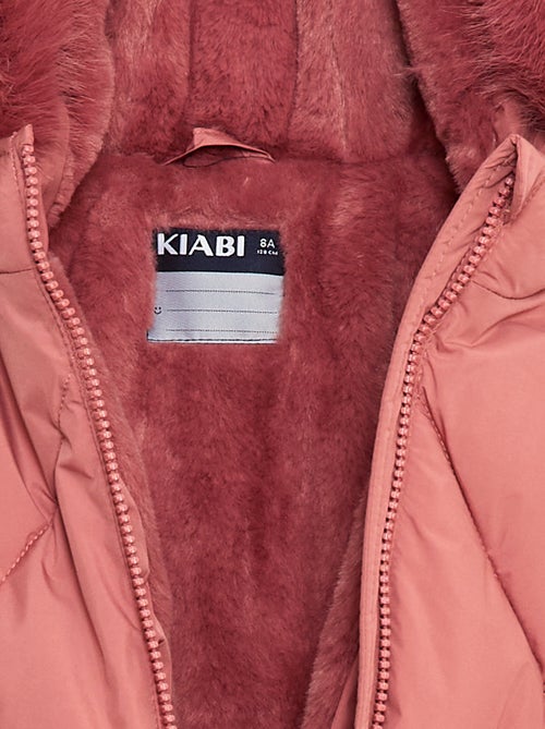 Doudoune mi-longue chaude déperlante - Kiabi