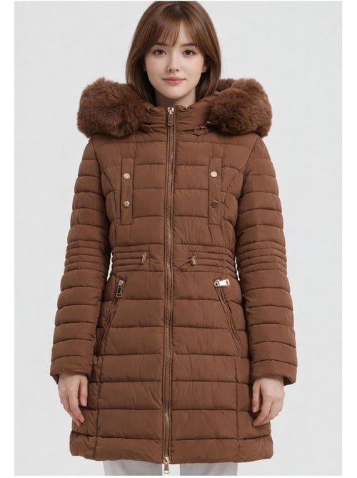 Doudoune Mi Longue Kebello - Kiabi