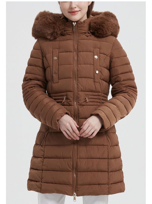 Doudoune Mi Longue Kebello - Kiabi