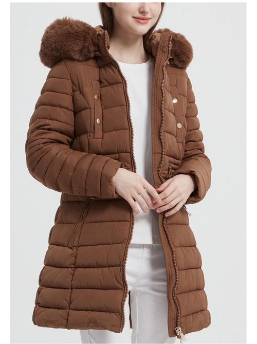 Doudoune Mi Longue Kebello - Kiabi