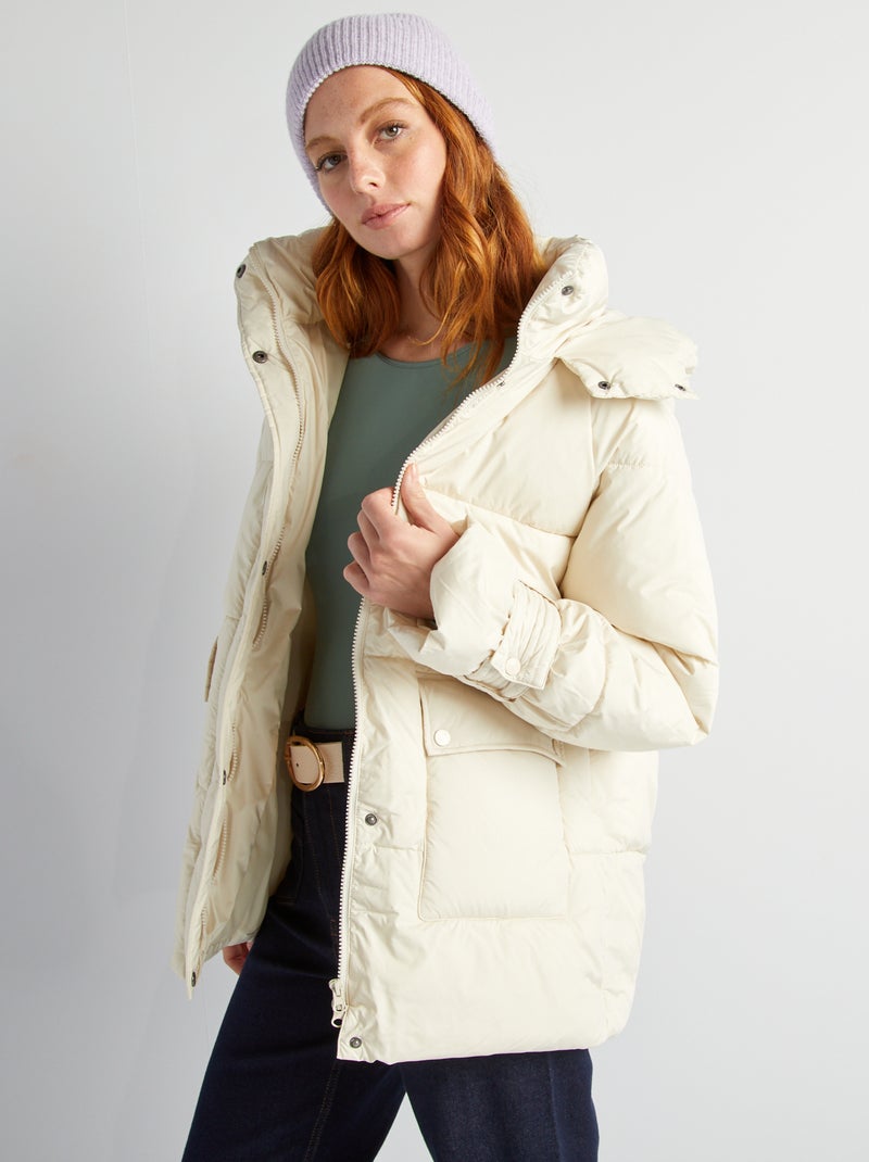 Doudoune Femme JEMIDI Mi-Saison • Légère Et Imperméable • 5 Poches Zippées • Taille S-2XL • Chauffante Et Réversible • Sac Inclus