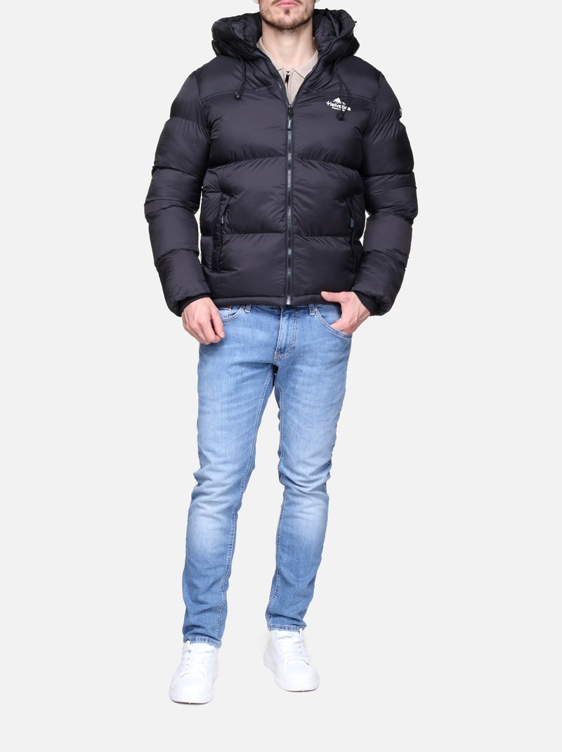 Doudoune middleblock 2 - Helvetica Noir - Kiabi