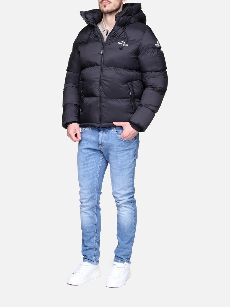 Doudoune middleblock 2 - Helvetica Noir - Kiabi