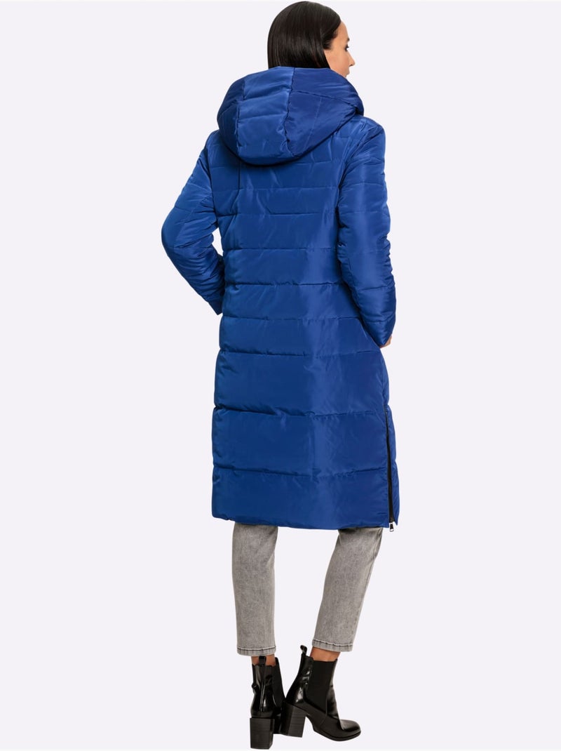 Doudoune modèle réversible - taille standard - helline Noir Bleu - Kiabi