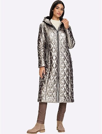 Doudoune motif matelassé tendance - taille standard - helline