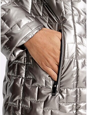 Doudoune motif matelassé tendance - taille standard - helline