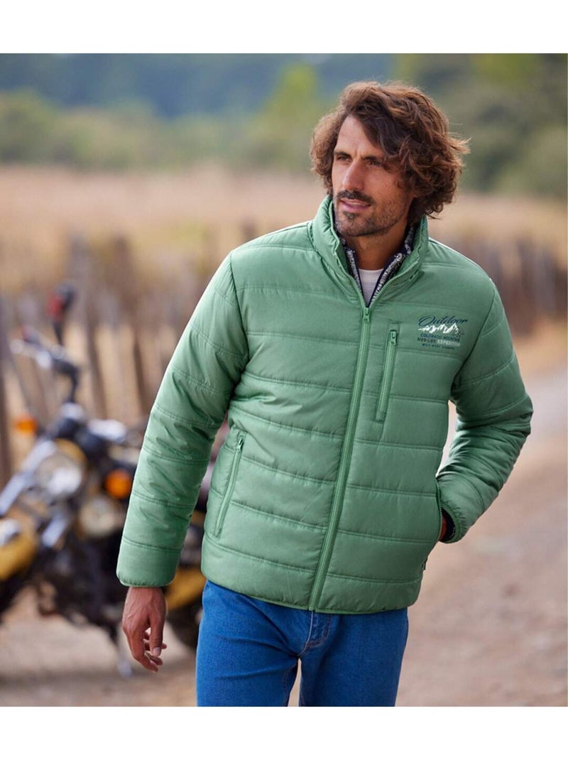 Doudoune Outdoor Multipoches   - ATLAS FOR MEN Vert - Kiabi