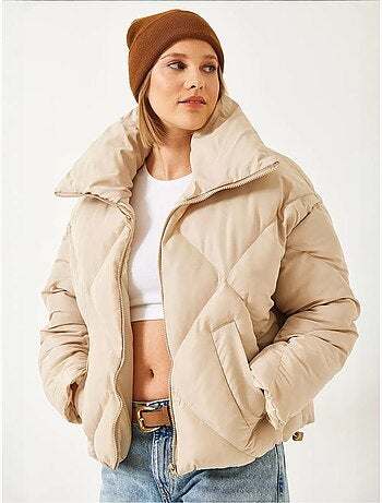 Doudoune oversize bianco lucci