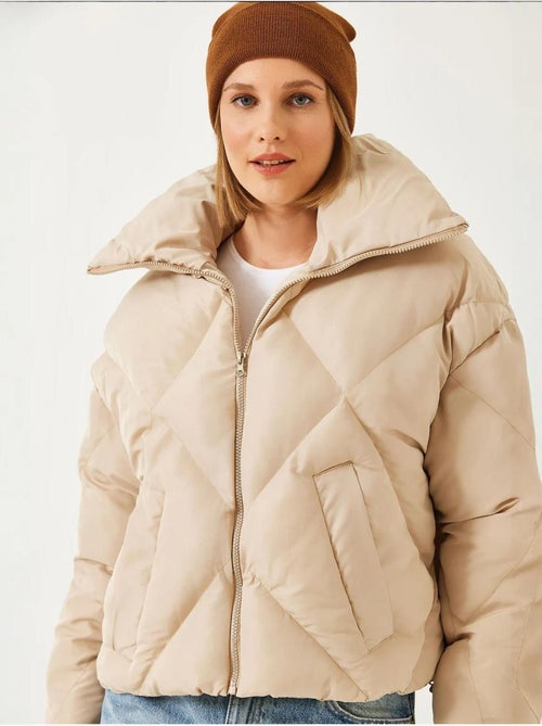 Doudoune oversize bianco lucci - Kiabi Doudoune oversize bianco lucci - Kiabi
