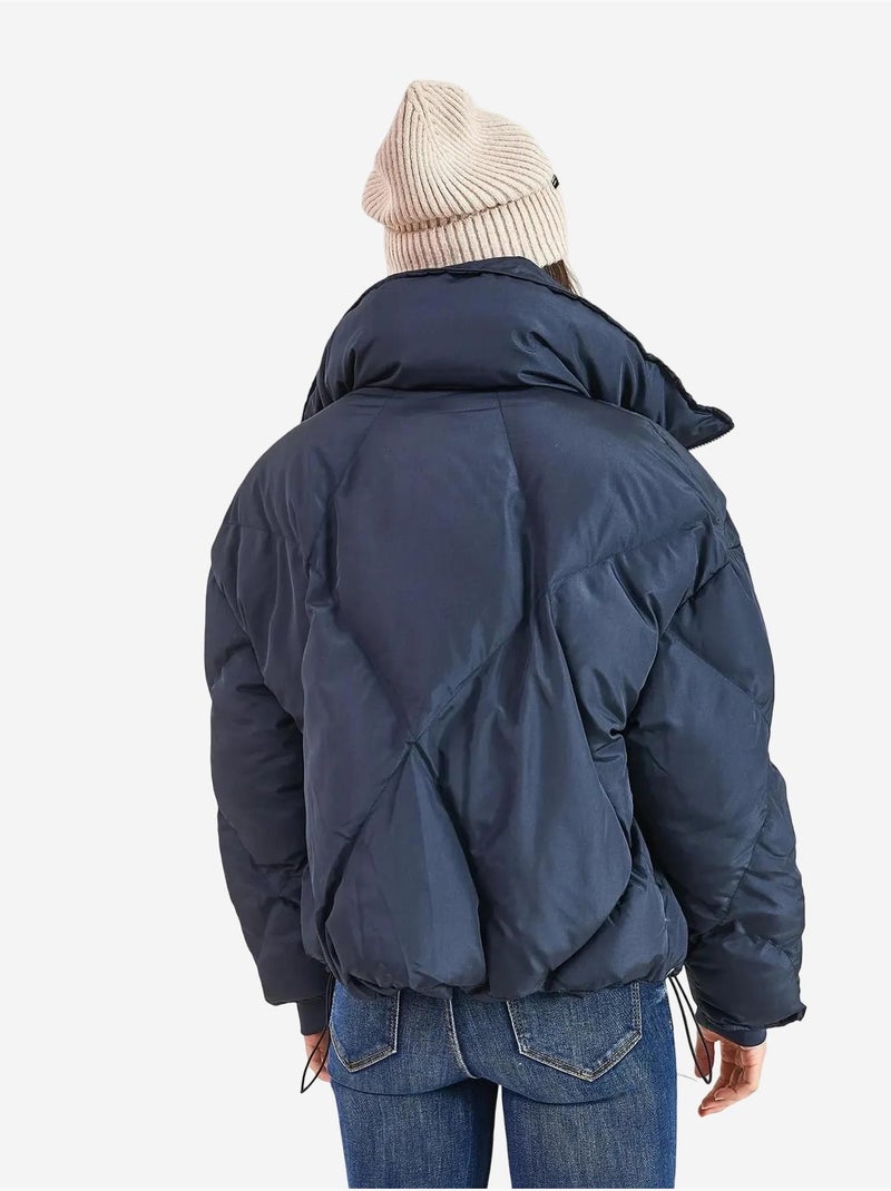 Doudoune oversize bianco lucci Bleu marine - Kiabi