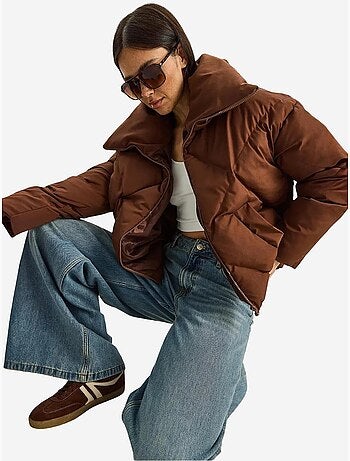 Doudoune oversize bianco lucci