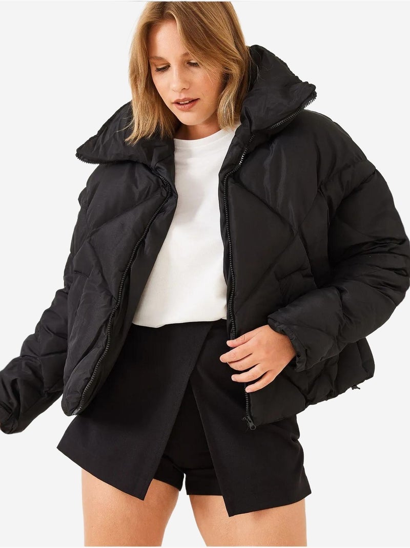 Doudoune oversize bianco lucci Noir - Kiabi