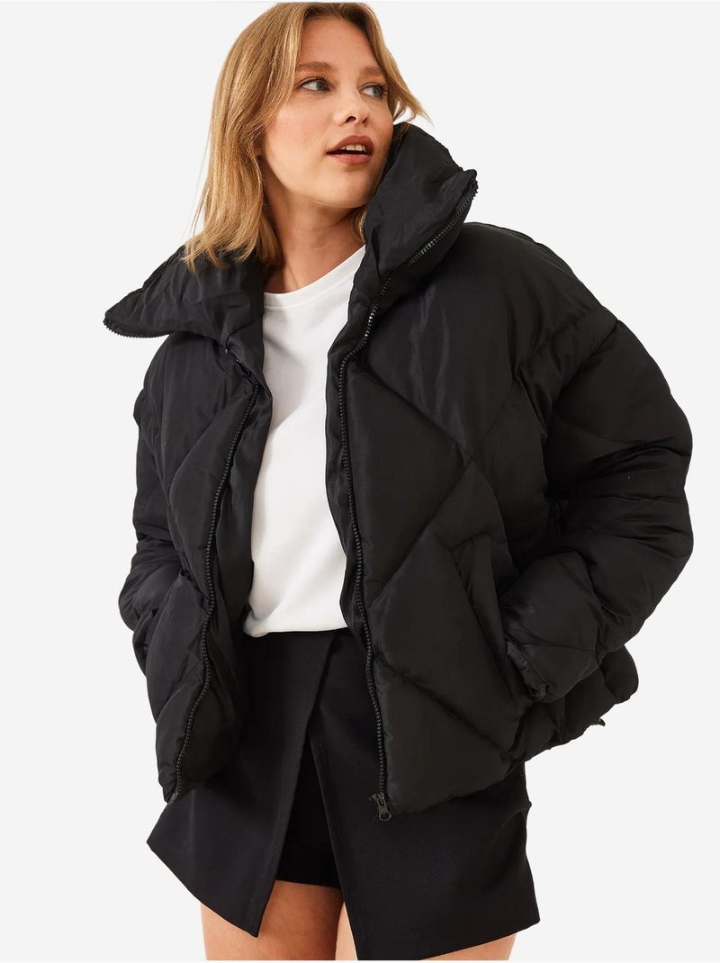 Doudoune oversize bianco lucci Noir - Kiabi