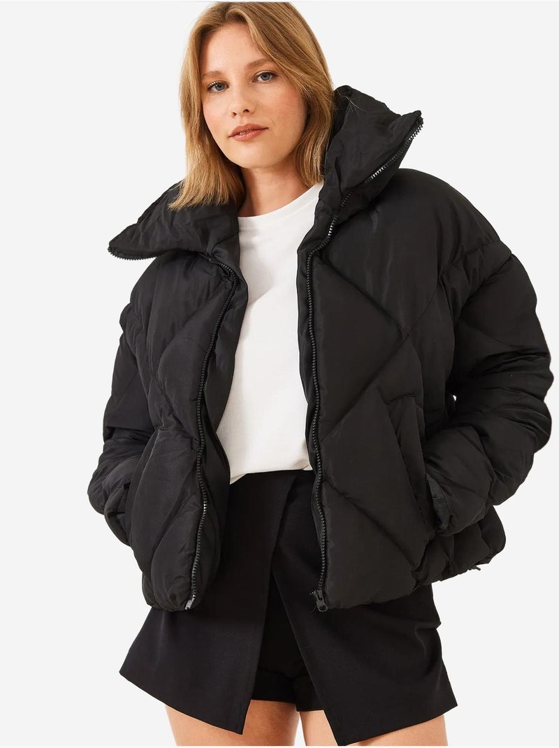 Doudoune oversize bianco lucci Noir - Kiabi