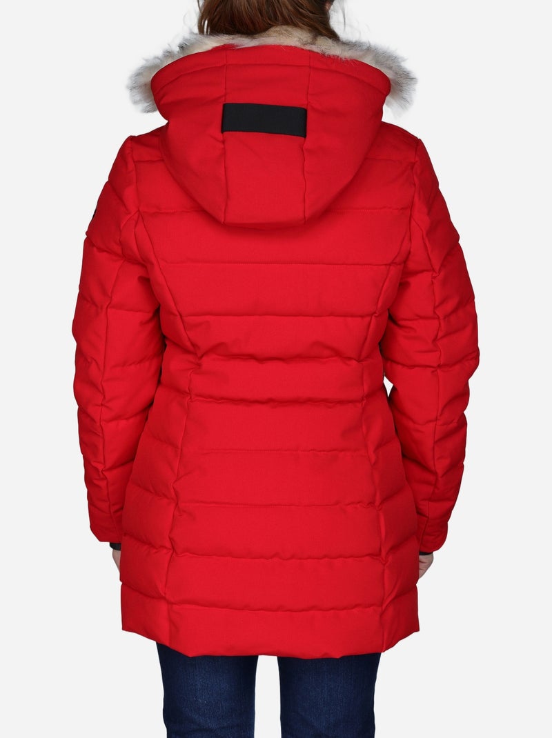 Doudoune Paragoose longue Rouge - Kiabi