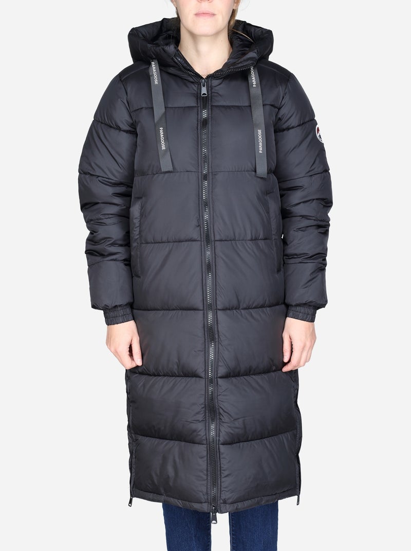 Doudoune Paragoose très longue Noir Femme Kiabi
