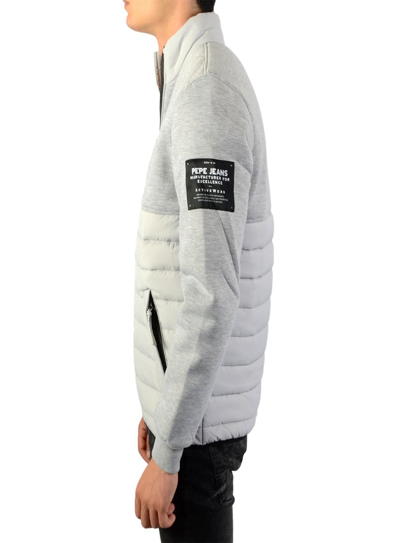 Doudoune Pepe Jeans Barine Gris - Kiabi