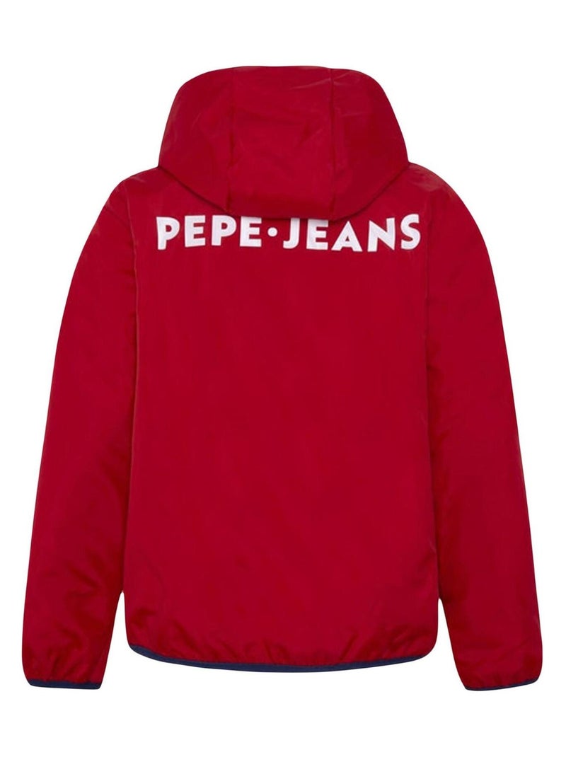 Doudoune Pepe Jeans Enfant KENT Rouge - Kiabi