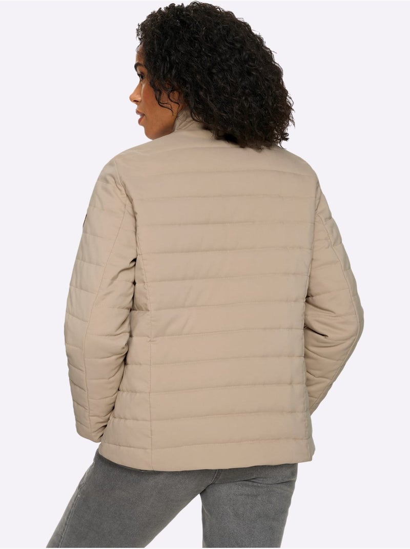 Doudoune poches avec fermeture à glissière pratiques - taille standard - moda vilona Beige - Kiabi