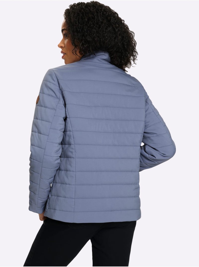 Doudoune poches avec fermeture à glissière pratiques - taille standard - moda vilona Gris tourterelle - Kiabi
