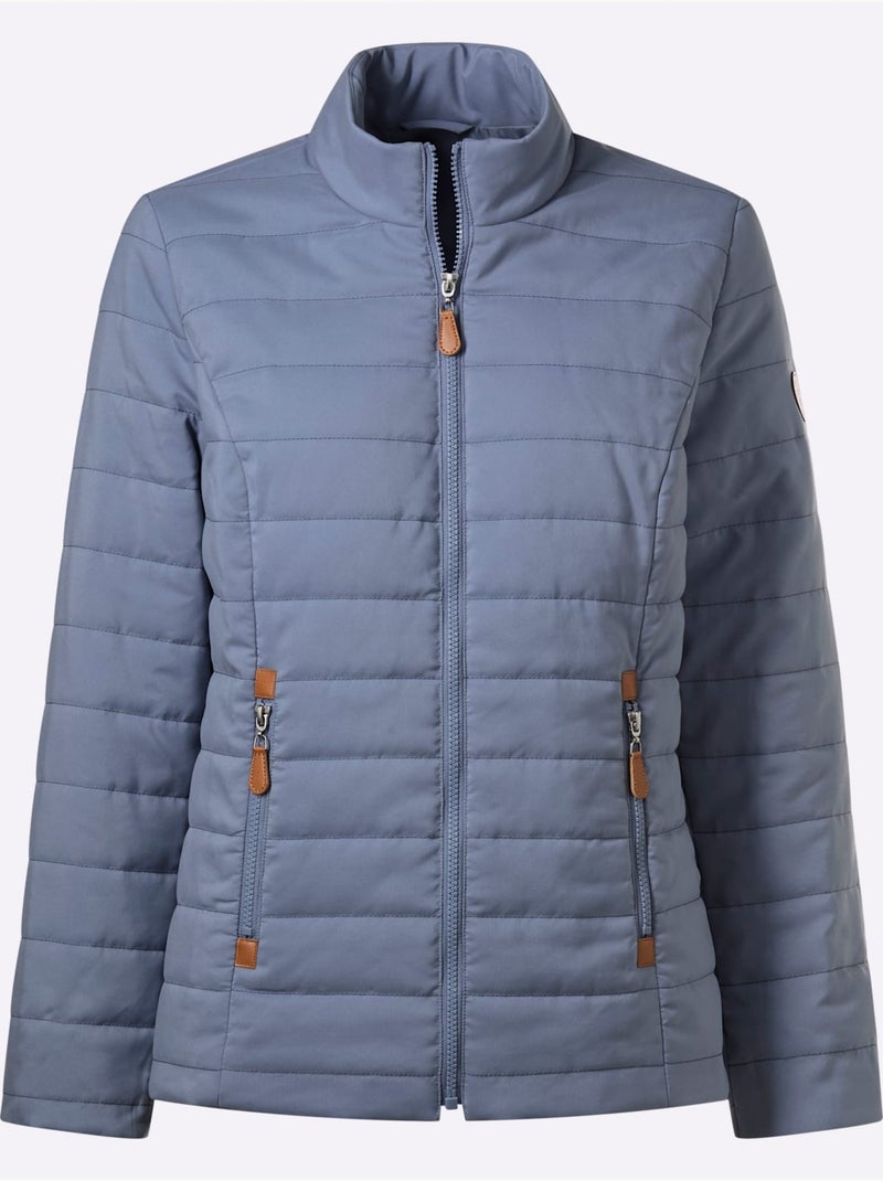 Doudoune poches avec fermeture à glissière pratiques - taille standard - moda vilona Gris tourterelle - Kiabi