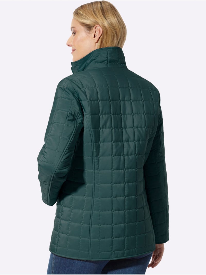 Doudoune poches cousues - taille standard - moda vilona Bleu pétrole - Kiabi