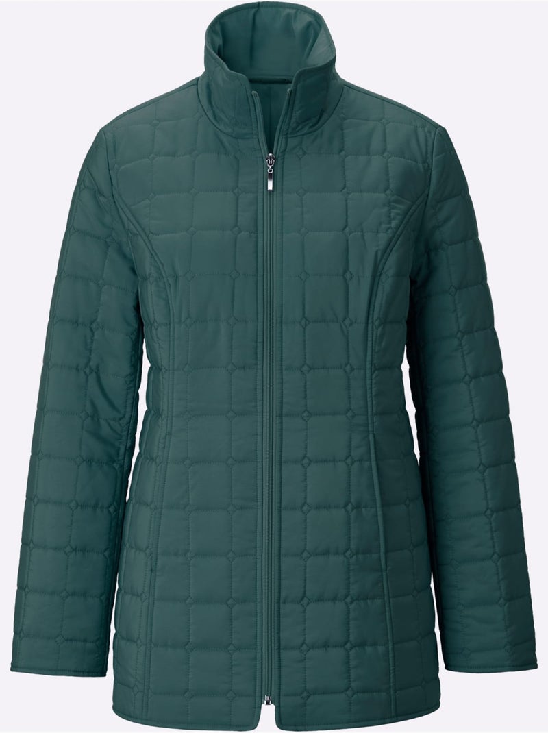 Doudoune poches cousues - taille standard - moda vilona Bleu pétrole - Kiabi