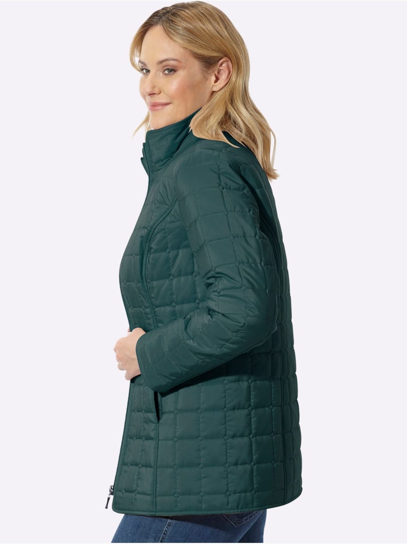 Doudoune poches cousues - taille standard - moda vilona Bleu pétrole - Kiabi