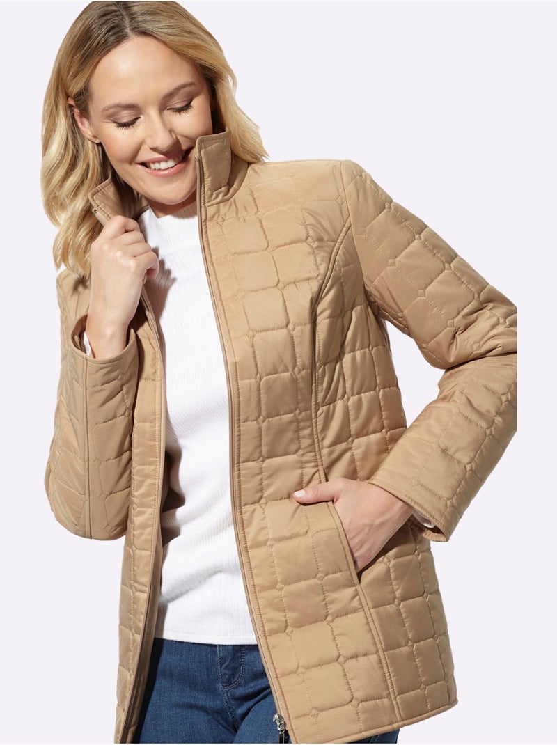 Doudoune poches cousues - taille standard - moda vilona Doré - Kiabi