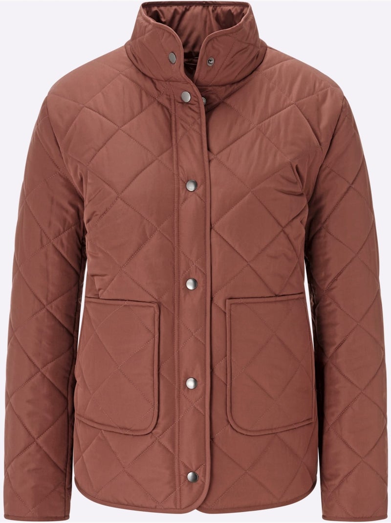 Doudoune Poches Plaquées - Taille Standard - Moda Vilona Marron - Kiabi