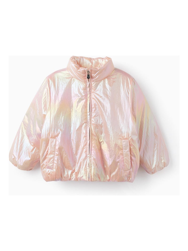 Doudoune pour Fille   DIFFERENT TOGETHER Orange corail - Kiabi