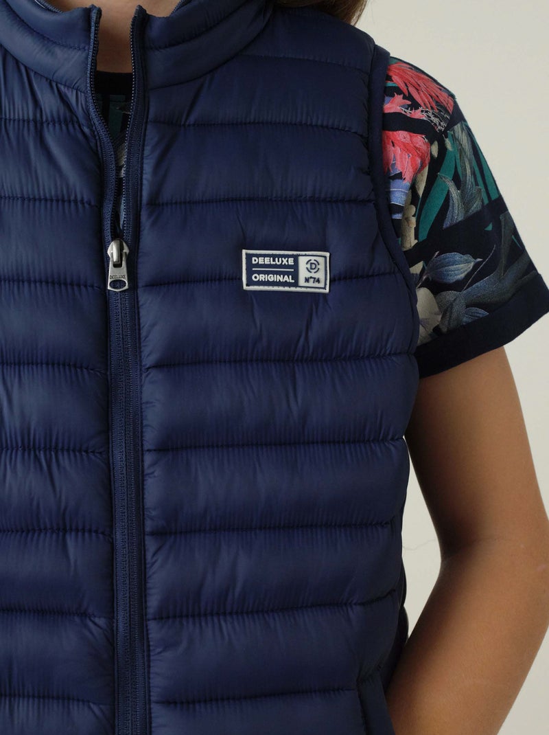 Doudoune pour garçon sans manches 'Deeluxe' Bleu marine - Kiabi