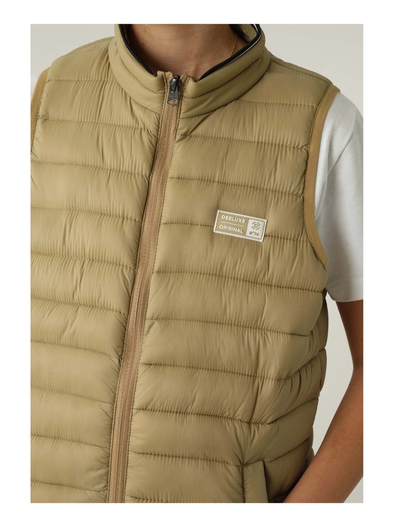 Doudoune pour garçon sans manches 'Deeluxe' Marron caramel - Kiabi