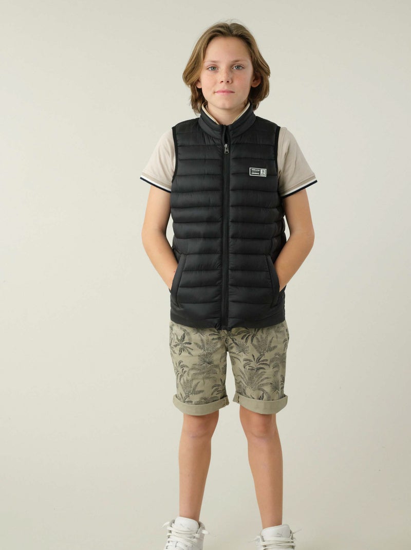 Doudoune pour garçon sans manches 'Deeluxe' Noir - Kiabi