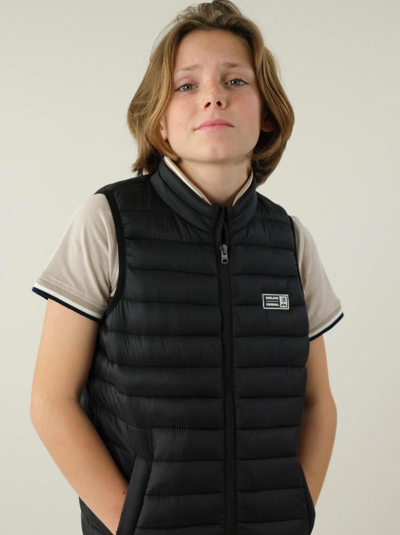 Doudoune pour garçon sans manches 'Deeluxe' Noir - Kiabi