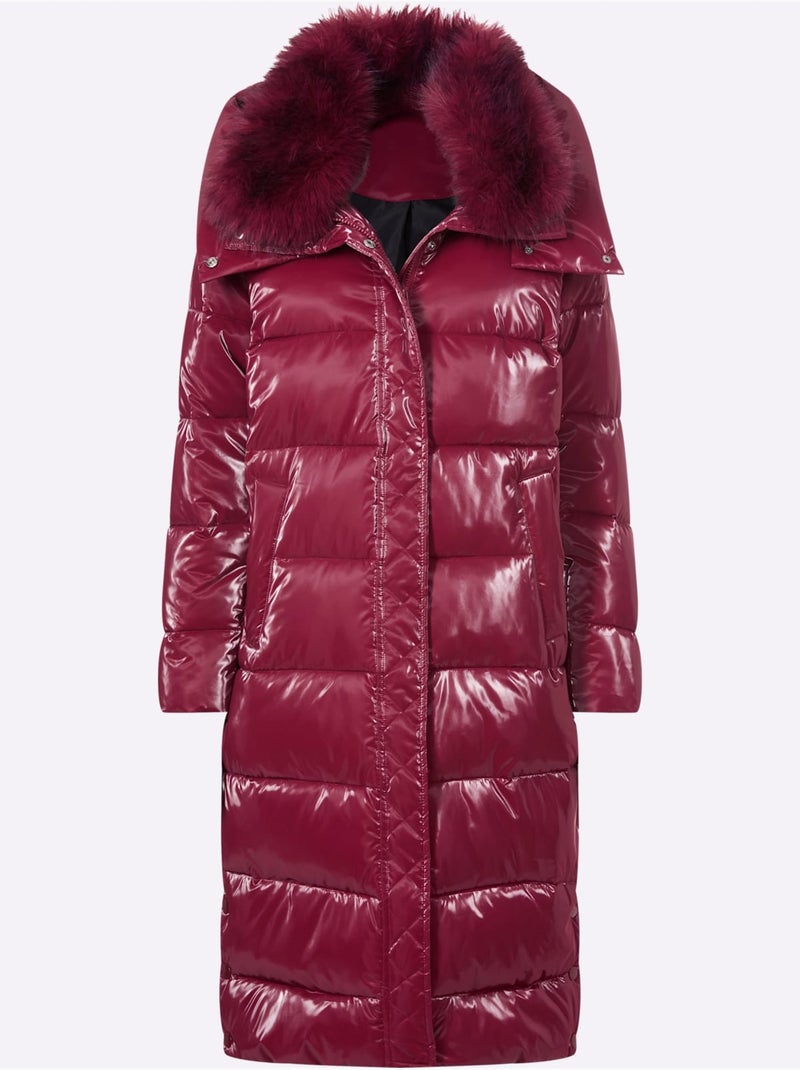 Doudoune Qualité Brillante - Taille Standard - Helline Bordeaux - Kiabi