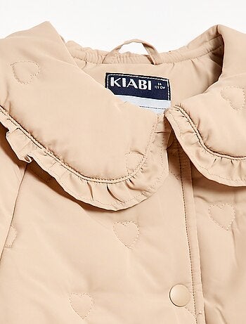 Doudoune quiltée avec col claudine