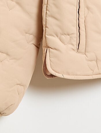 Doudoune quiltée avec col claudine
